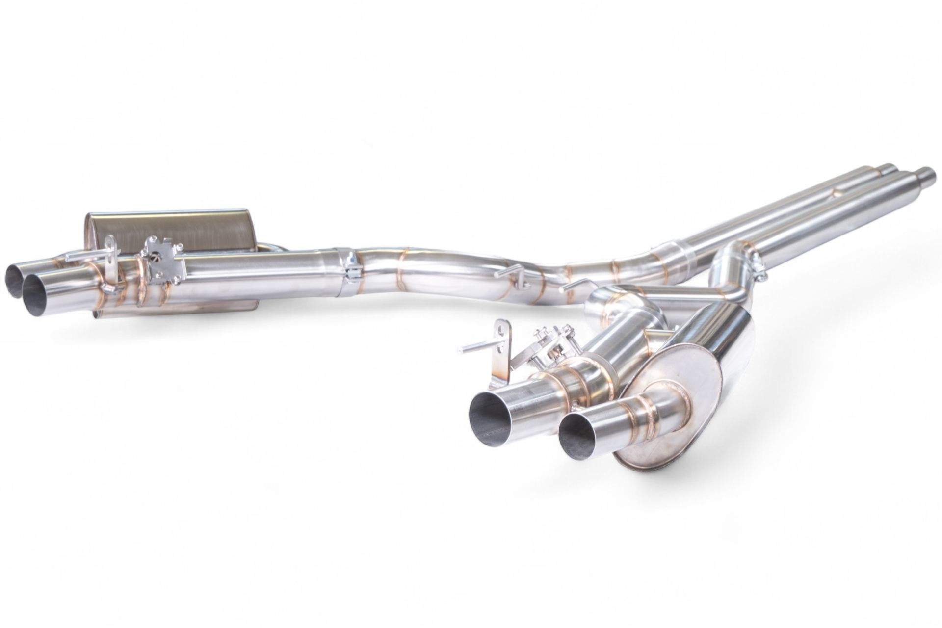 Hurricane 3,5" Abgasanlage für Ford Mustang Cabrio 5.0 Gen. 6 FL Mach 1